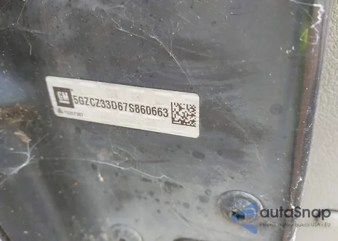 2007 Saturn Vue 4 Cyl z USA, uszkodzony, nr VIN 5GZCZ33D67S860663